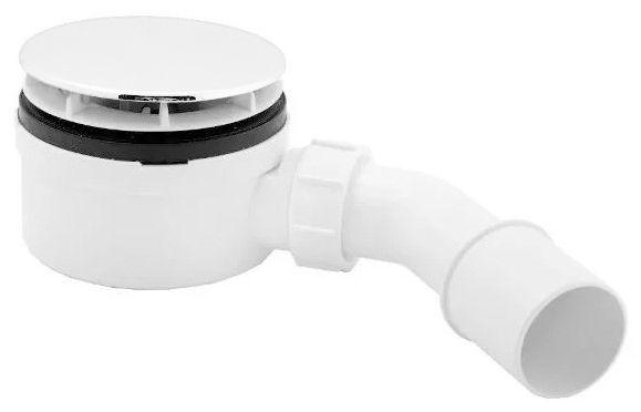 Сифон для поддона McAlpine d90 h60 мм Белый