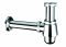 Сифон для умывальника McAlpine без слива 1 1/4х32 высокий Хром