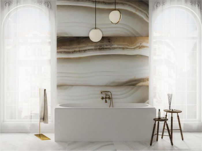 Ванна з литого мармуру Miraggio TASMANIA