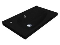 Умывальник Miraggio TITANIA MIRASTONE BLACK