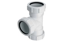 Тройник McAlpine пластиковый d40 с гайками