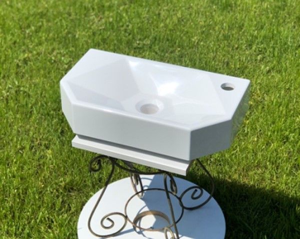 Умивальник «Тритон» R  Білий А100 глянець