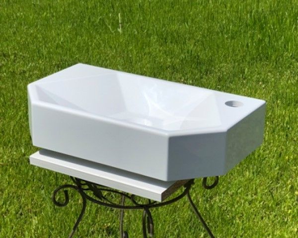 Умивальник «Тритон» R  Білий А100 глянець