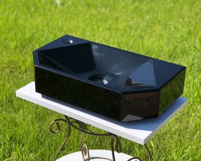 Умывальник «Тритон» L  черный А200 глянец