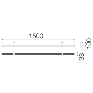Світильники для модульної системи Module D38 Black 3000K
