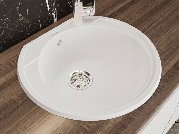 Кухонна мийка Miraggio TULUZA біла