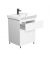Тумба City White 60 с умывальником Vivace 60 белая на ножках