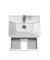 Тумба City White 60 с умывальником Vivace 60 белая на ножках