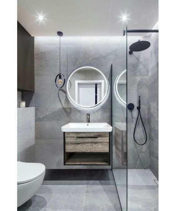 Тумба Denver 60-A с умывальником Vivace 60 Дуб Эвок