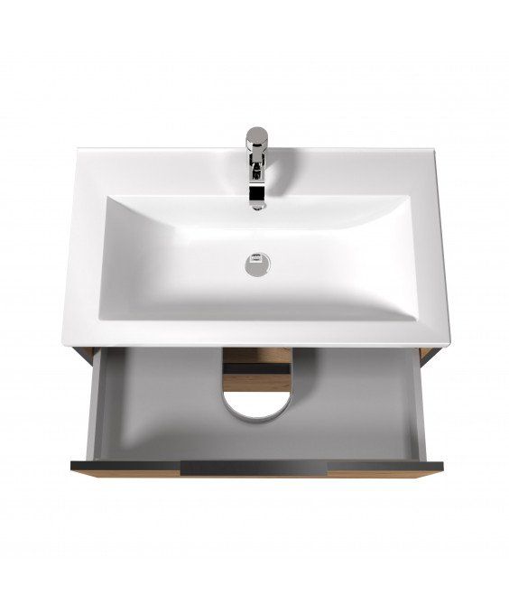 Тумба Line Craft 80 с умывальником Cosmo 80