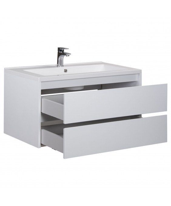Тумба Marko 100-A з умивальником Cosmopolitan 100 біла