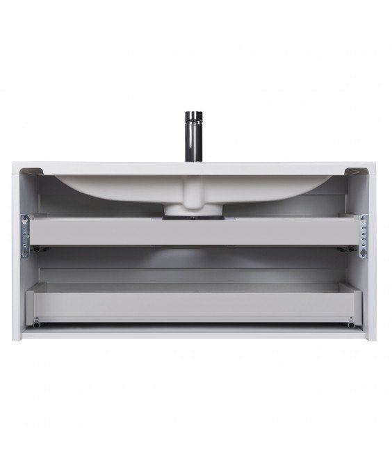 Тумба Marko 100-A з умивальником Cosmopolitan 100 біла