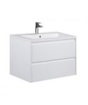 Тумба Marko 60-A с умывальником Cosmopolitan 60 белая