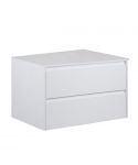 Тумба Marko 80-A ST со столешницей белая подвесная