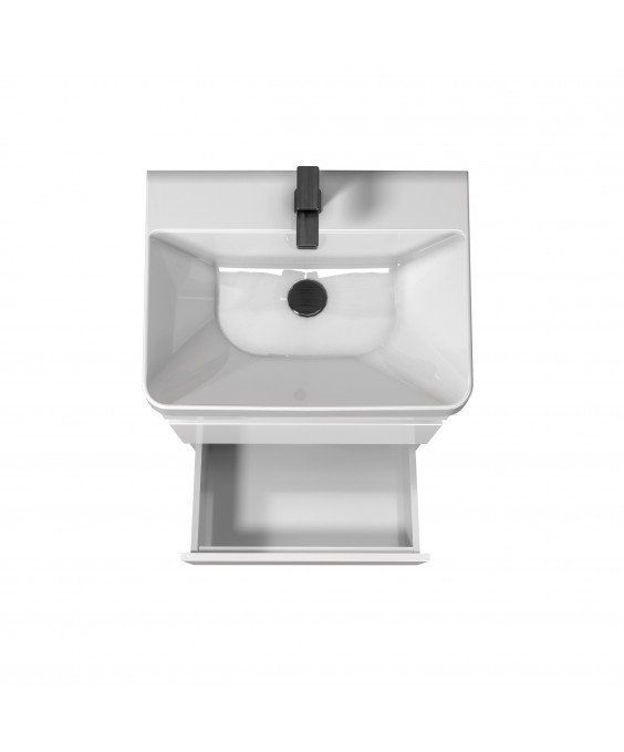 Тумба MoonShine 60 з умивальником Vivace 60 на ніжках