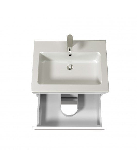 Тумба MoonShine 60 с умывальником Rodeo 60 напольная