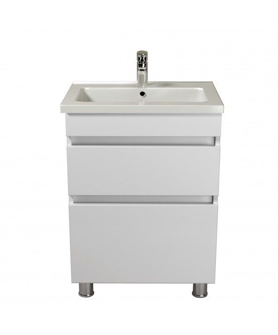 Тумба MoonShine 60 с умывальником Rodeo 60 напольная