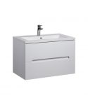 Тумба Octavio 60-A с умывальником Cosmopolitan 60 белая