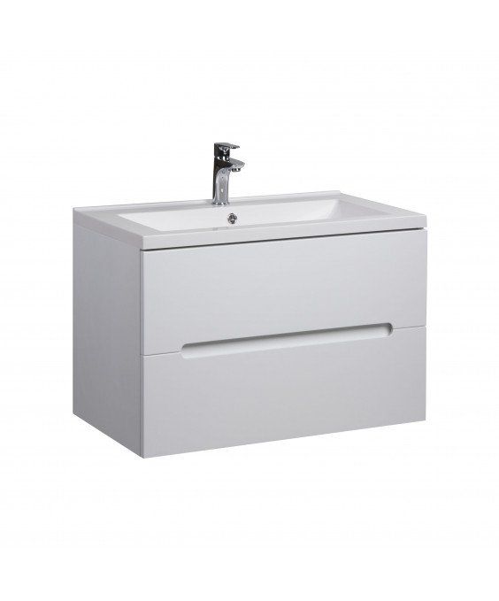 Тумба Octavio 60-A с умывальником Cosmopolitan 60 белая
