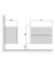 Тумба Octavio 70-A под умывальник / столешницу белую