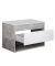 Тумба Oslo 80 Loft ST со столешницей бетон/белая