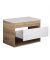 Тумба Oslo 80 Wood ST зі стільницею дуб крафт/біла