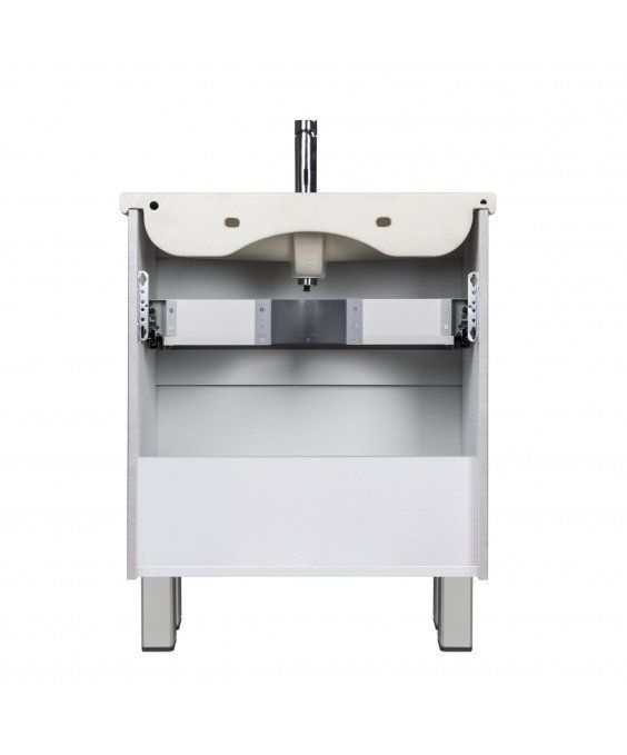 Тумба Палермо 70-U с умывальником ID-70 бетон светлый