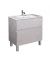 Тумба Палермо 80-U с умывальником SU-80 бетон светлый