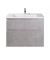 Тумба Палермо 80-U с умывальником SU-80 бетон светлый