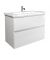 Тумба Палермо 90-U з умивальником ID-90 біла