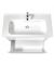 Тумба Палермо 90-U з умивальником ID-90 біла