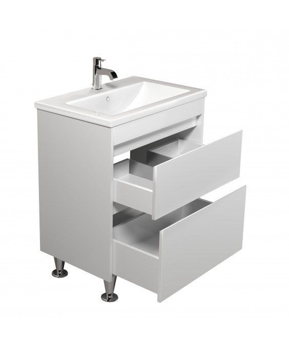 Тумба Prime 60 с умывальником Como 60 напольная