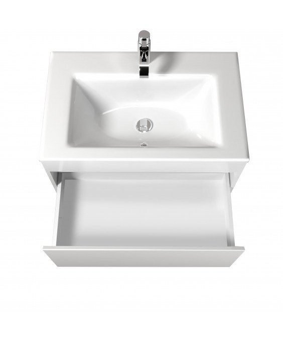 Тумба Prime 70-А с умывальником Amalfi 70 подвесная