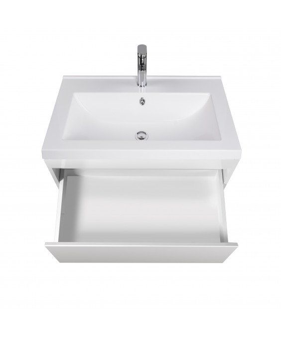 Тумба Prime 80-А с умывальником Cosmo 80 подвесная