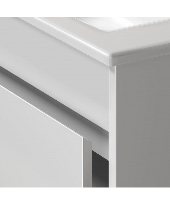 Тумба Prime 80 с умывальником Amalfi 80 напольная