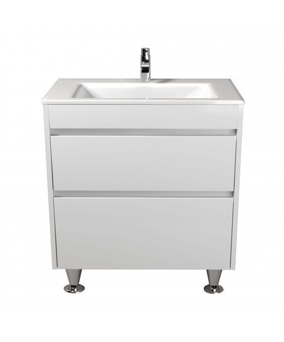 Тумба Prime 80 с умывальником Amalfi 80 напольная