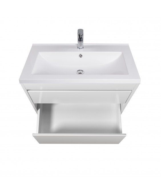 Тумба Prime 80 с умывальником Cosmo 80 на ножках