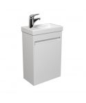 Тумба Сити 40-A с умывальником Como 40 подвесная белая