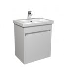 Тумба Сити 50-А с умывальником Como 50 подвесная белая