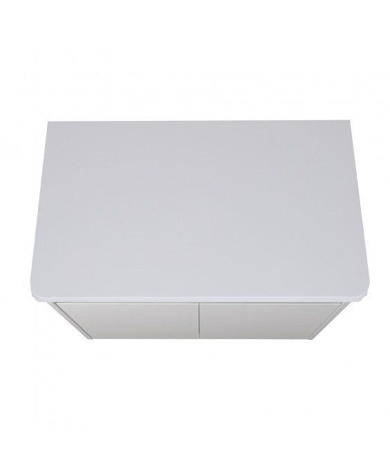 Тумба Сіті 80-U ST зі стільницею біла підлогова/підвісна