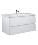Тумба Сорренто 100-A белая с умывальником Creavit Su-100