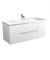 Тумба Сорренто 120-А с умывальником SU-120 подвесная белая