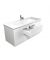 Тумба Сорренто 120-А с умывальником SU-120 подвесная белая