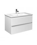 Тумба Сорренто 80-A белая с умывальником SU-80