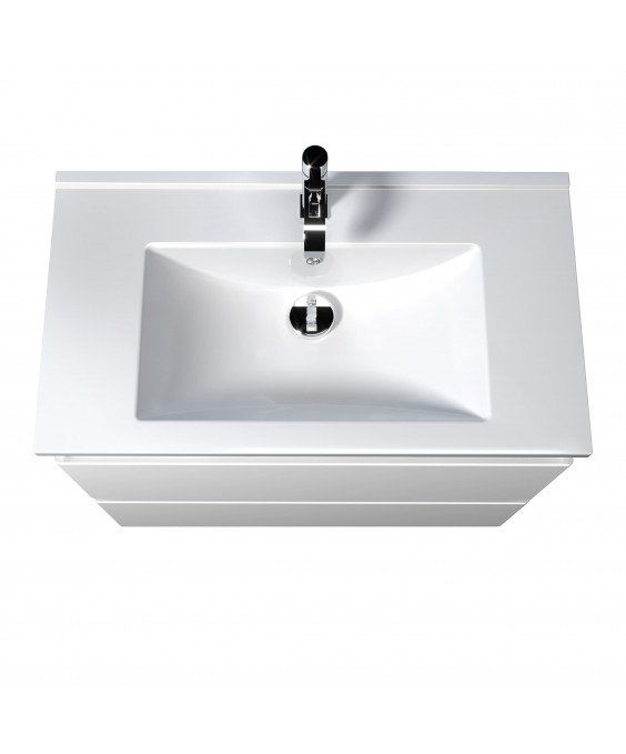 Тумба Сорренто 80-A белая с умывальником SU-80