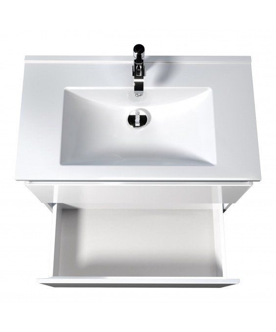 Тумба Сорренто 80-A белая с умывальником SU-80