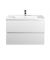 Тумба Сорренто 80-A белая с умывальником SU-80