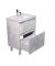 Тумба Straight 60-U с умывальником Passage 60 напольная/подвесная