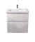 Тумба Straight 70-U з умивальником ID-70 на ніжках / підвісна