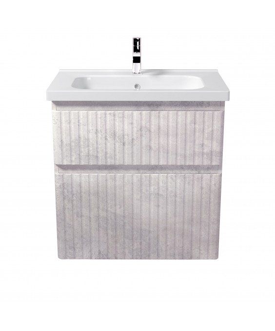 Тумба Straight 70-U з умивальником ID-70 на ніжках / підвісна